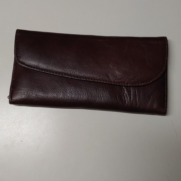 Marshal Handbags - Marshal Dark Brown Leather Wallet Vintage NWOT